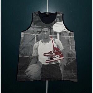 Nike Air Jordan Michael Jordan Rookie Tank Top Shirt Men's Large AOP Basketball